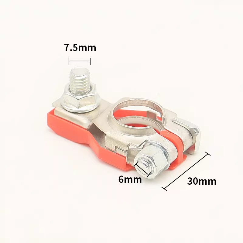 Car Battery Terminal Japanese-Style Pure Copper Alloy Terminal Battery Connector Clip 12V 24V Battery Terminal Connector