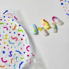 Tomoni jelly manicure stickers, don’t miss the collaborative Japanese retro nail stickers jelly tulip jewelry wholesale