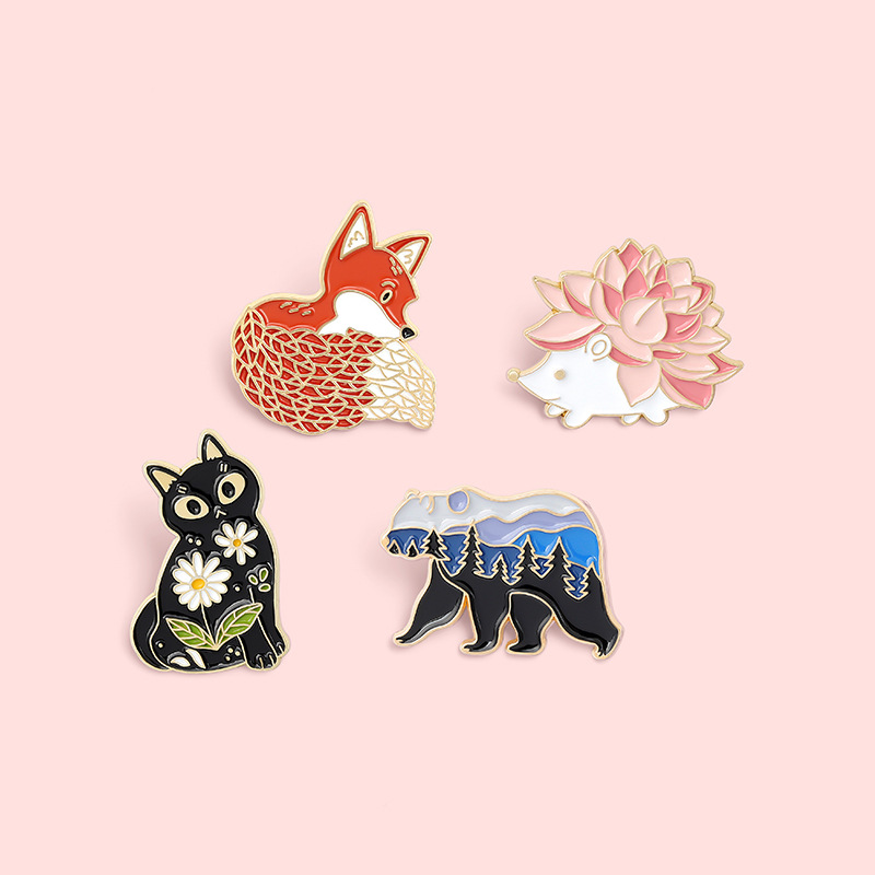 Fashion Pin Animal Alloy Plating Metal Unisex Brooches display picture 6