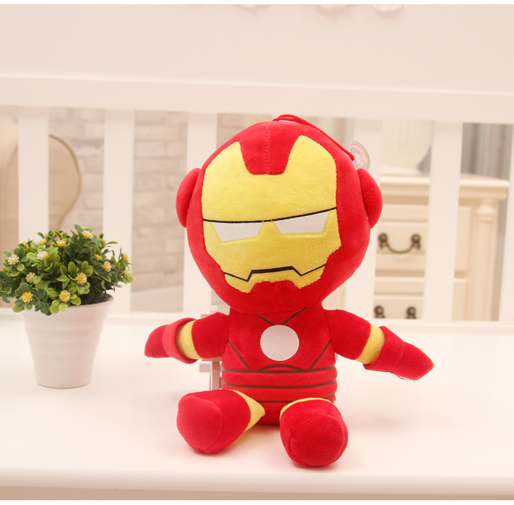 卸売りアベンジャーズ公仔スパイダーマンぬいぐるみアメリカ隊長スーパーマン八寸キャッチャー人形|undefined