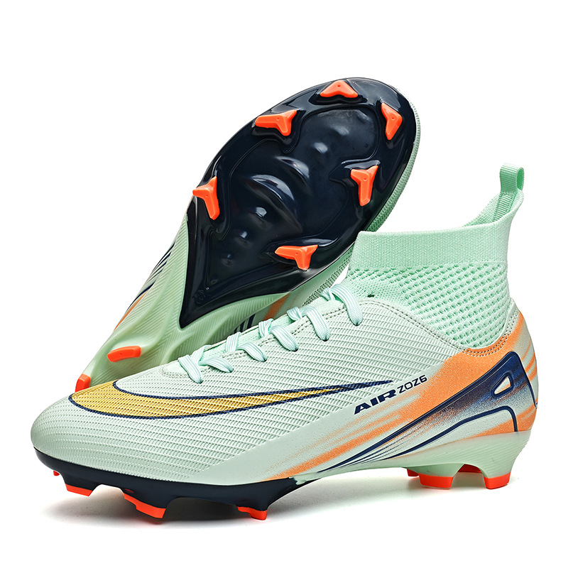 2025 nuevos zapatos transfronterizos de fútbol transpirables para hombres y mujeres zapatos de entrenamiento de césped zapatos de fútbol zapatos de fútbol fábrica de venta directa