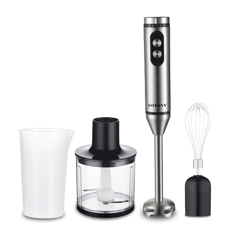 Foreign Trade Cooking Stick 4-in-1 Multifunctional Blender Baby Food Processor Meat Grinder Egg Beater 02011Sokany