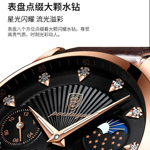 Swiss Brand Waterproof Luminous Men's Watch Ultra Thin Calendar Quartz Watch AliExpress Dropshipping