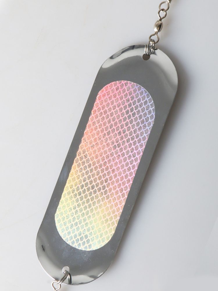 サケのフラッシャーの釣りのフラッシュランプの4.5インチルアーのsalmon fish ing dodgers flashers