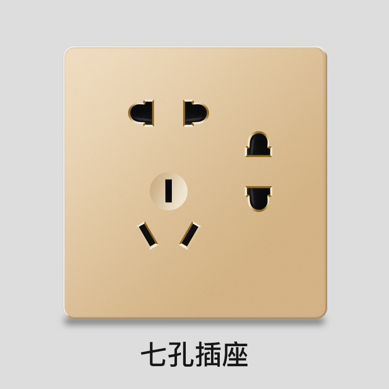 Nueva campana de pino oculto 86-tipo de interruptor de pared del panel de cinco agujeros USB fuente de alimentación de la cocina hogar fábrica al por mayor image 18