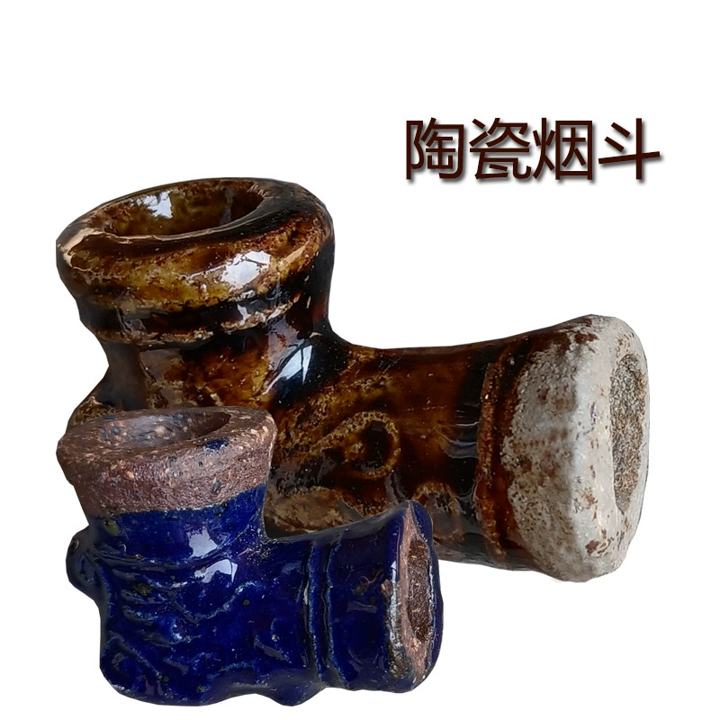 Старомодная трубка ручной работы Guizhou Congjiang, антикварная глиняная трубка, мужская трубка с фильтром для сухого табака, аксессуары для трубок