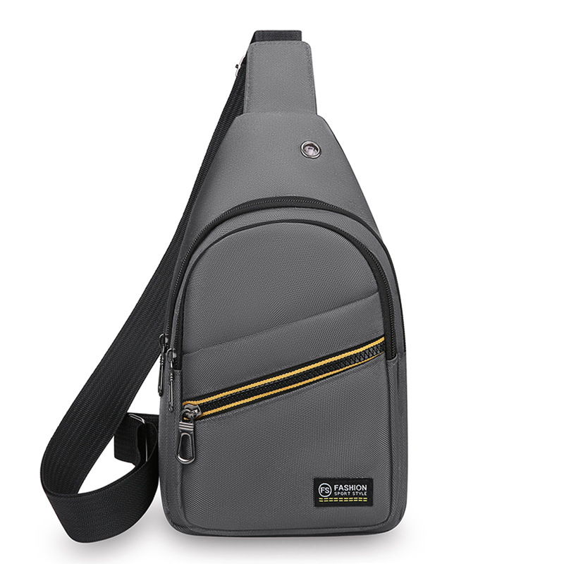 Bolso de mensajero casual ligero al aire libre nuevo bolso de hombro simple de tela Oxford para hombre bolso de pecho deportivo de ciclismo multifuncional