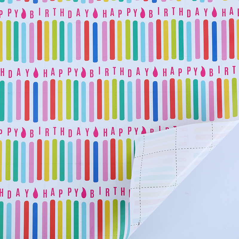 Papel de Regalo Infantil con Dibujos Animados Originales, Caja de Regalo, Papel para Manualidades, Cumpleaños, Niños, Jardín de Infancia, Centro Comercial, Papel Decorativo