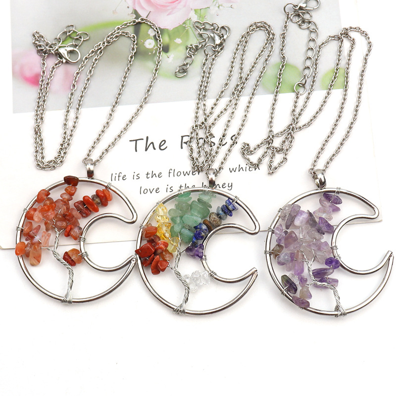 Retro Leaf Crystal Plating Pendant Necklace 1 Piece