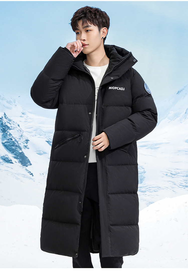 Giacca da uomo in cotone di seta con cappuccio, lunga, ispessita, sfumata, sopra il ginocchio, calda, alla moda, di grandi dimensioni, alla moda_voghion.com