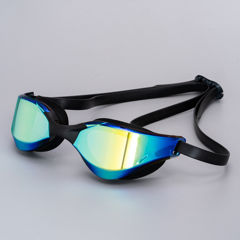 Gafas de Natación de Alta Definición Galvanizadas para Entrenamiento, PC y Silicona, Antivaho