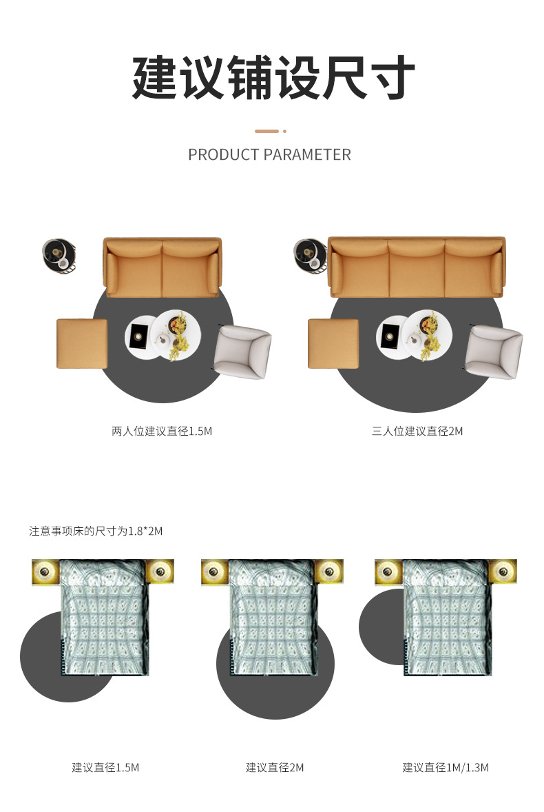 烫金曼陀罗地毯,民族风地毯,地毯民宿,客厅茶几毯,阳台桌椅地垫