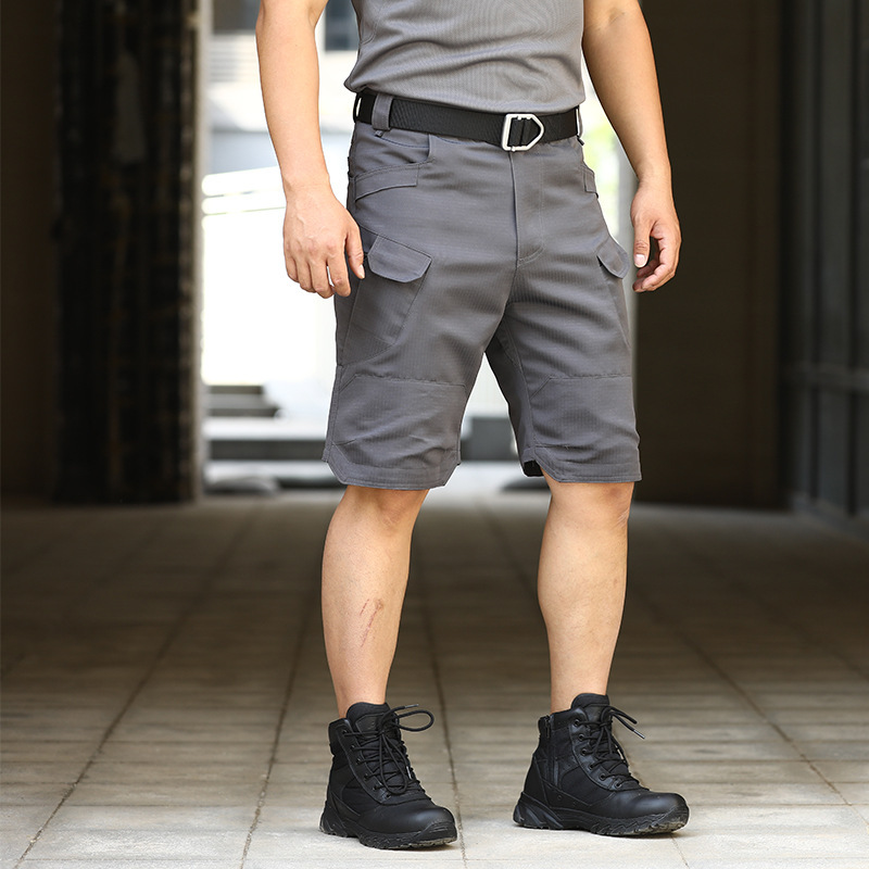 Pantalones de camuflaje tácticos de fanáticos militares de verano al aire libre urbano impermeable herramientas respirables pantalones de calzado