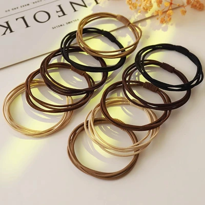 2026 Dual Color Hair Band | Saç üçün rezinlər