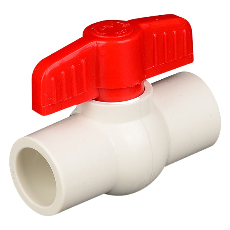 Válvula de bola de PVC para tubería de suministro de agua, 20, 25, 32, 1604 puntos, conector de plástico para acuario doméstico, accesorios para tuberías de agua