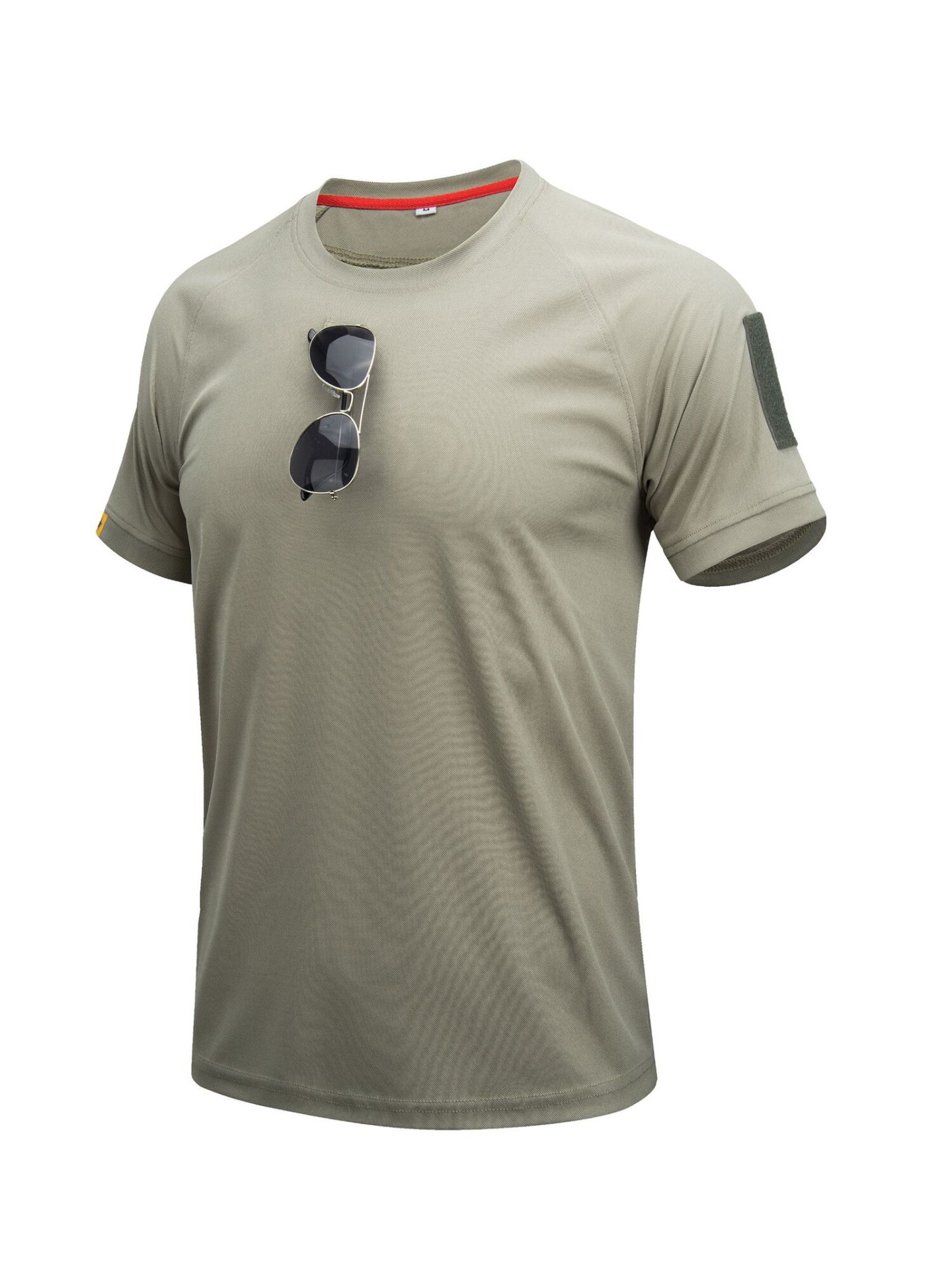 Summer tactics travel breathable sports T-shirt with a round collar