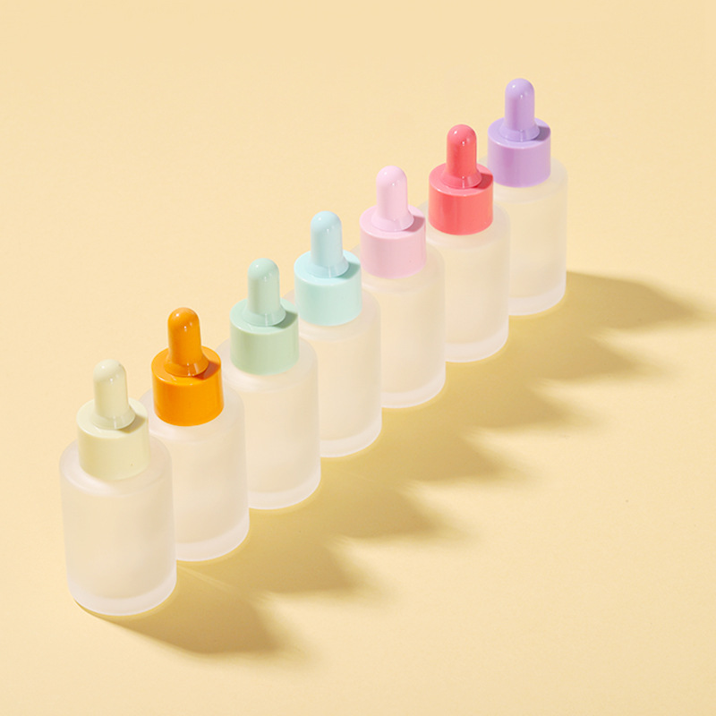 現物30ml透明フロスト平肩瓶50ml原液滴管瓶60ml精華液瓶精油瓶|undefined