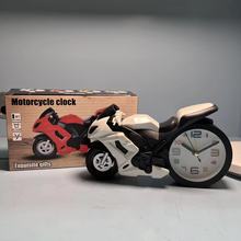 厂家批发创意酷炫赛车闹钟卡通儿童学生男孩家用卧室床头桌面时钟