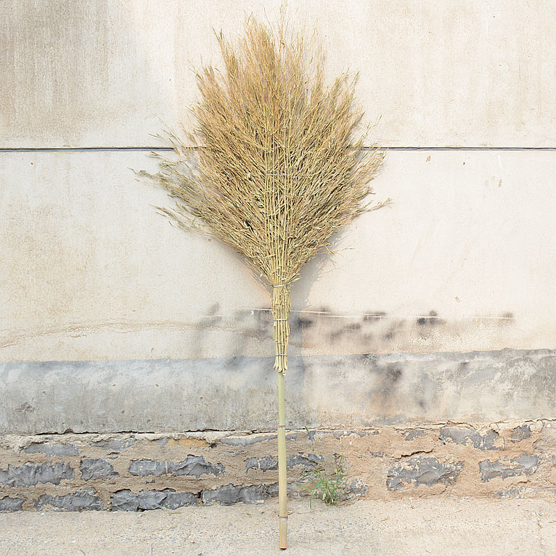 Bomba de bambú doméstica patio exterior carretera saneamiento limpieza de limpieza de suelo espeso bambú limpieza doméstica