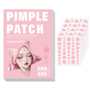 Cross-Border Wholesale Multi-Colorful Star Acne Patches, Multi-Specification Colorful Star Acne Patches, Light and Breathable