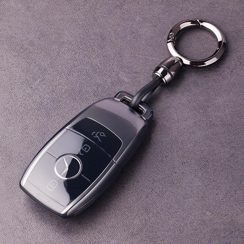 Suitable for Mercedes-Benz E300L Key Cover E350El Special Large g Buckle 2023 Gle450 Transparent B200 Male