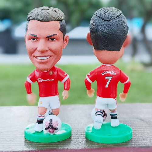  Red Devils Ronaldo Pogba Doll Sancho Varane Cavani Model Ornament De Gea Star Doll