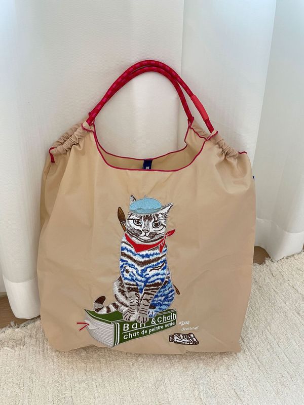 春の新日本刺繍ボールチェーン環境に優しいバッグレディースショッピングクロスボディバッグショルダーキャンバスバッグハンドバッグ|undefined