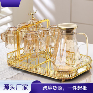 Water Cup Rack Storage Rack Water Kettle Drain Tray Household Glass Cup Coffee Cup Inverted Tea Cup Tea Set Storage Rack