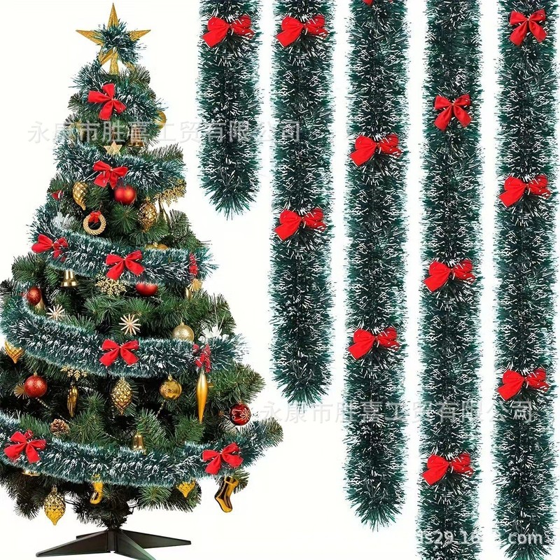 国境を越えた人気のクリスマスダークグリーンバタフライフェスティバルウールストリップホワイトチップウィンドウデコレーションカラーストリップラテアートリボン|undefined