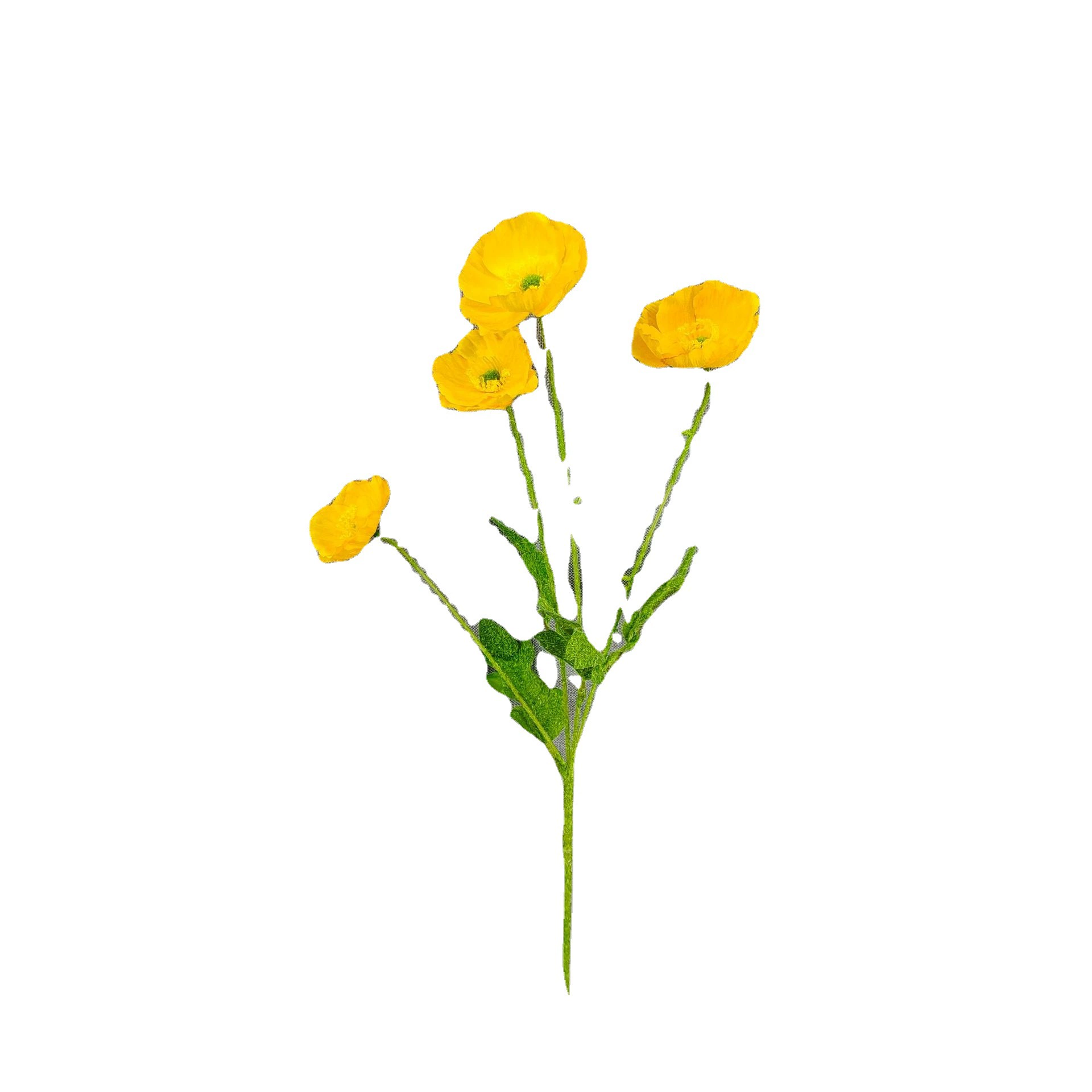 Manufacturer supplies artificial poppies, poppy flowers, wedding hall road leads, artificial flowers decoration, wholesale artificial flowers