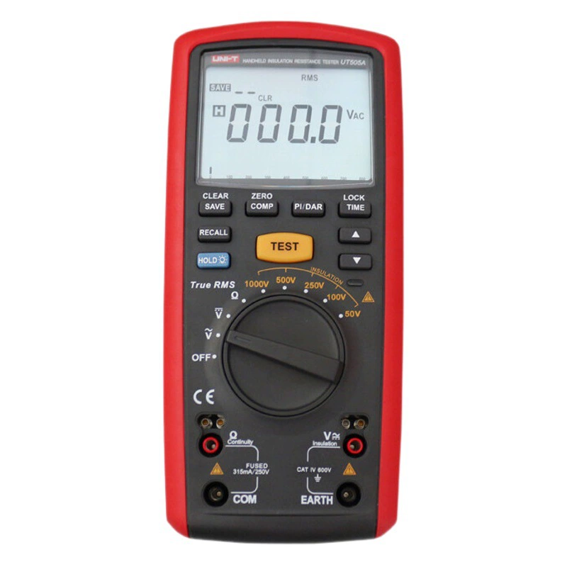 Мультиметр сопротивления изоляции Измеритель сопротивления unide UT533 Электрический шейкер UT531 цифровой измеритель памяти UT505A