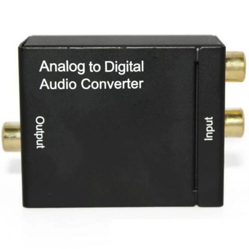 Audio simulation to coaxial digital signal decoder RCA Lotus head conversion Analog to digital