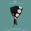 [Wool Thread] Big Daisy Black