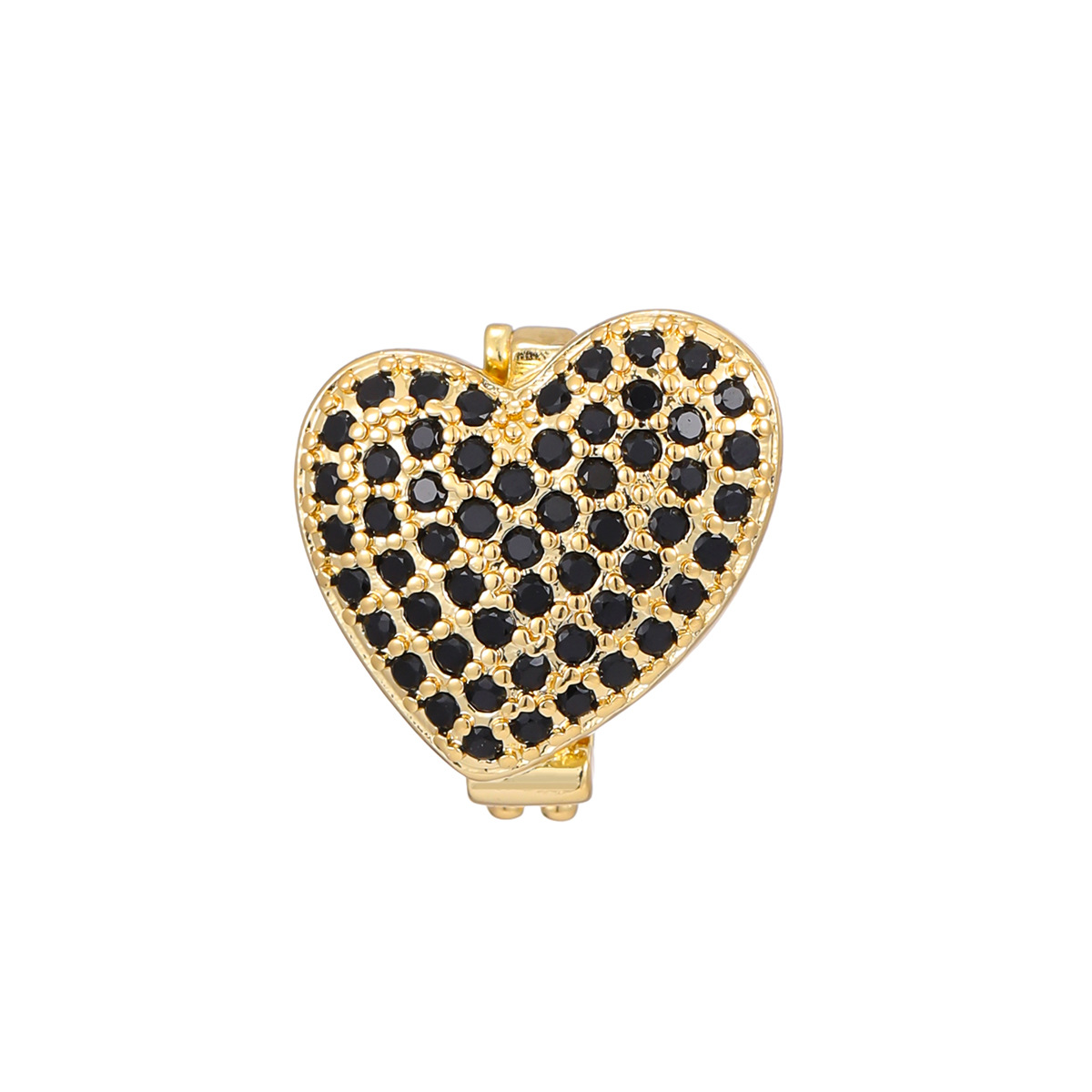 5g Weight Jewelry Accessories Jewelry Making Type Jewelry Accessories Classification 1 Piece Quantity Copper Material Heart Shape Pattern All Seasons Season Polished Finish Plating Design Simple Style, Shiny Style 1 Piece Copper Heart Shape Polished Jewelry Accessories Jewelry Accessories 5