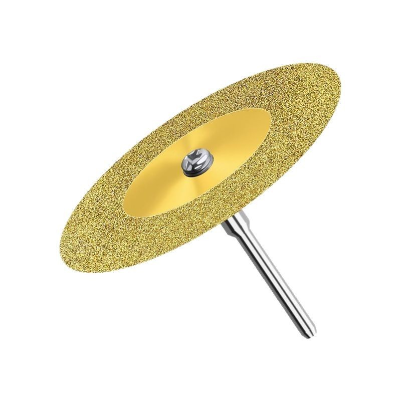 チタンメッキのダイヤモンドの小さいスライスのタイルは小さいノコギリの石材のガラスの陶磁器の玉の美しい縫い目の研磨片を切ります。|undefined