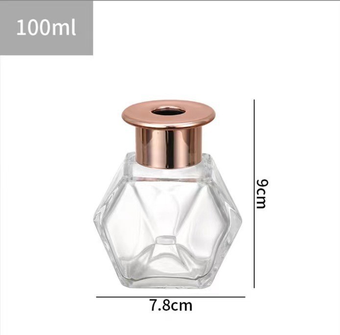 100mL 다면체 병; 투명