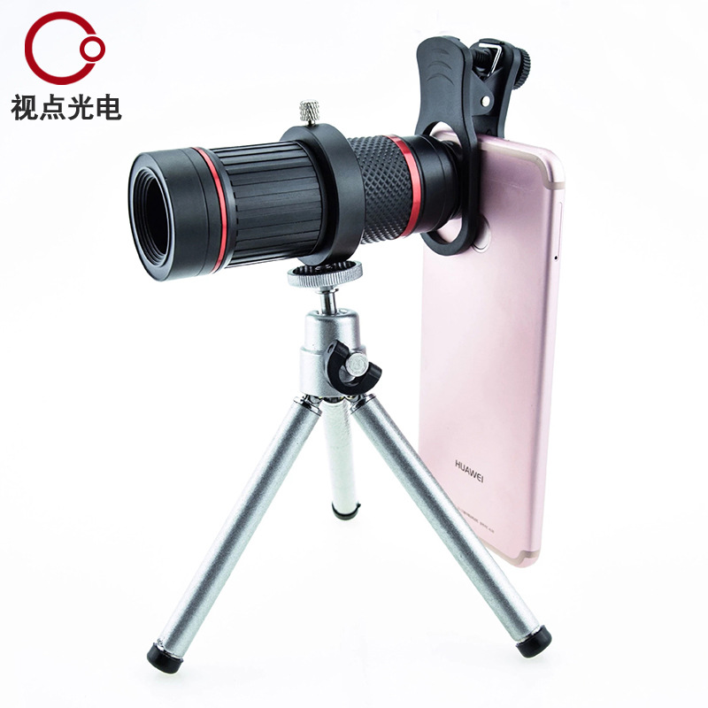 厂家批发18倍手机长焦镜头望远镜拍照智能手机外置高清高倍摄像头