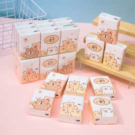 手帕纸巾便携式小包纸巾手帕纸巾8张3层9包超韧手帕纸巾面巾纸巾