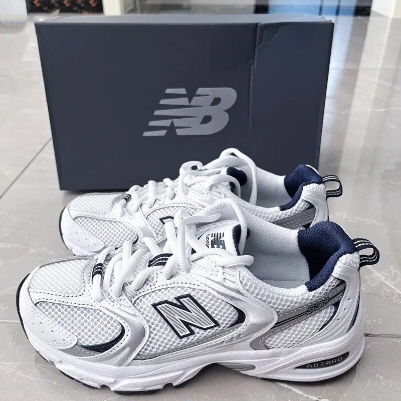 Putian Shoes New Balance Low-Top Pure Original Nb530 Retro Silver White Mesh Cross-Border Dad Sneakers Running Shoes