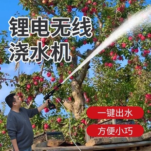 Lithium Battery Wireless High-Pressure Spraying and Watering Machine Car Wash Water Gun Fully Automatic Agricultural Spray High-Pressure Fully Automatic Household