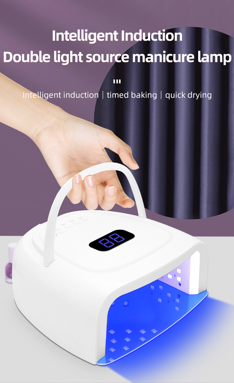 Nail lamp 60W wireless, 42 LED beads, gel drying