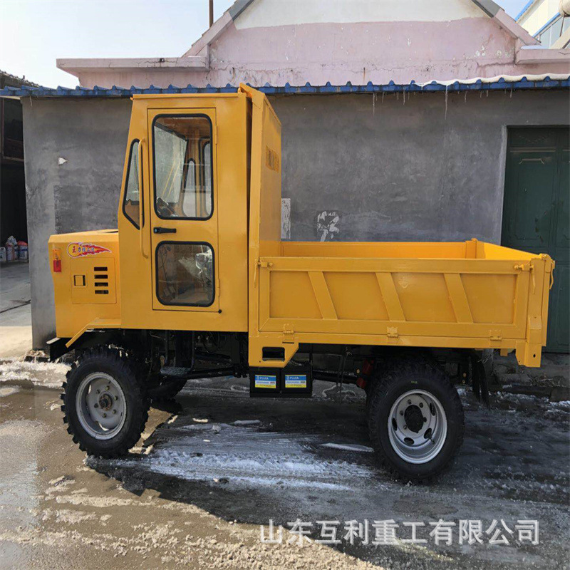 四驱柴油矿用四轮车 3吨四不像运输车 四驱农用工程自卸拖拉机