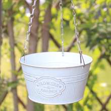 吊挂铁艺花盆水培植物悬挂式吊兰盆多肉垂吊吊饰欧式花园装饰阳台