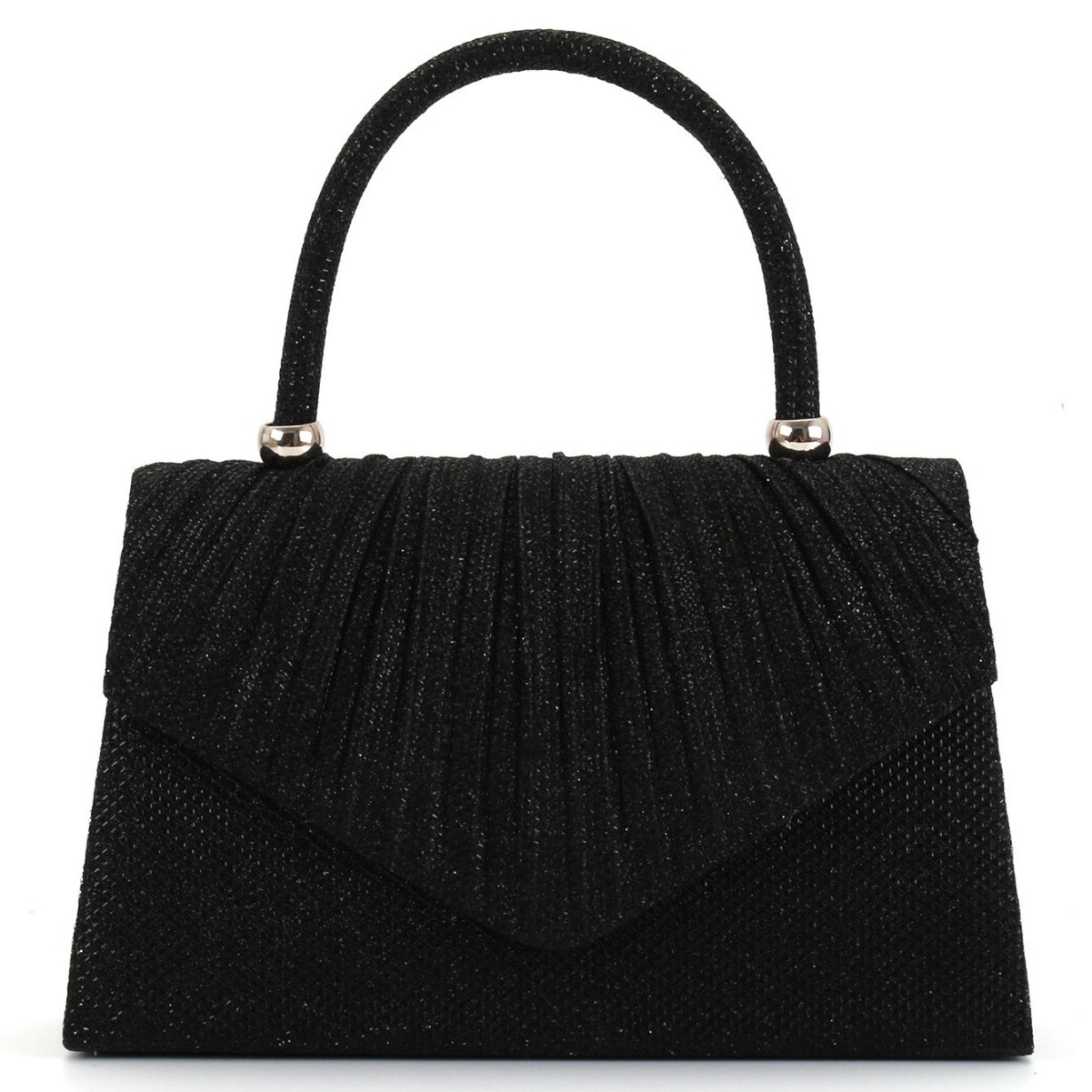 Nuova di fabbrica, elegante borsa da sera plissettata, squisita pochette da donna alla moda_voghion.com
