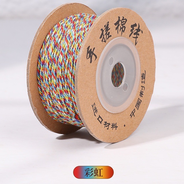 藏式手搓棉绳编织绳diy文玩手串项链流苏线盘缠花绳手搓绵线藏绳|undefined