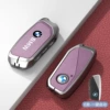 E-style one-click start Xiaguang purple zinc alloy single shell