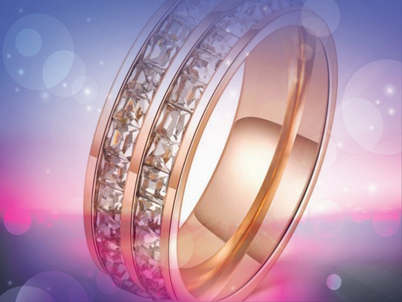 7g Weight Zircon Inlay Material Rings Classification 13, 5 Ring Size 1 Piece Quantity Holiday, Daily Occasion Titanium Steel Material Geometric Pattern Women's Gender Inlay Design Basic, Modern Style, Classic Style Style Wholesale Jewelry Basic Modern Style Classic Style Geometric Titanium Steel Zircon Inlay Rings 21