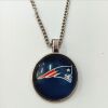 Retro football necklace, American style