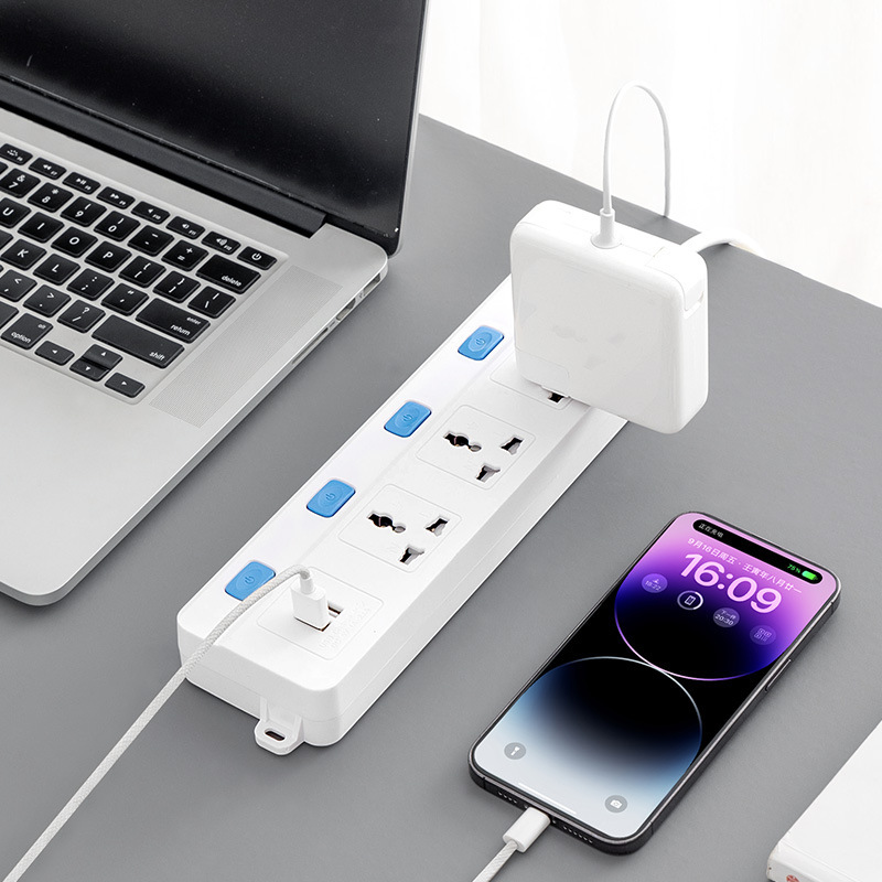 transfronterizo agujero universal con conector USB multifuncional agujero enchufe tablero de alimentación por cable doméstico mayorista tablero de cable de tracción