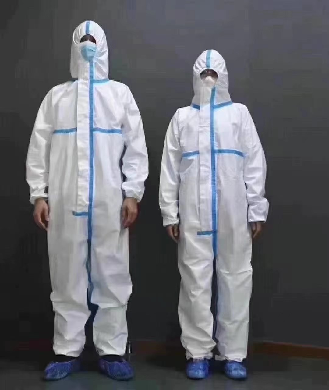 现货一次性防护服  防飞溅连体服 无纺布连体服SMS防护服